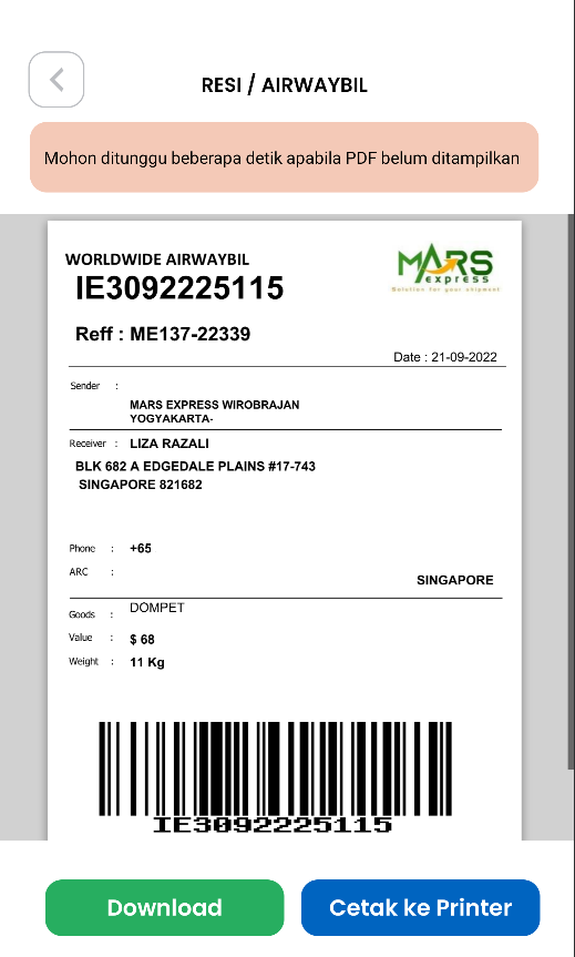 Thermal Printer Friendly