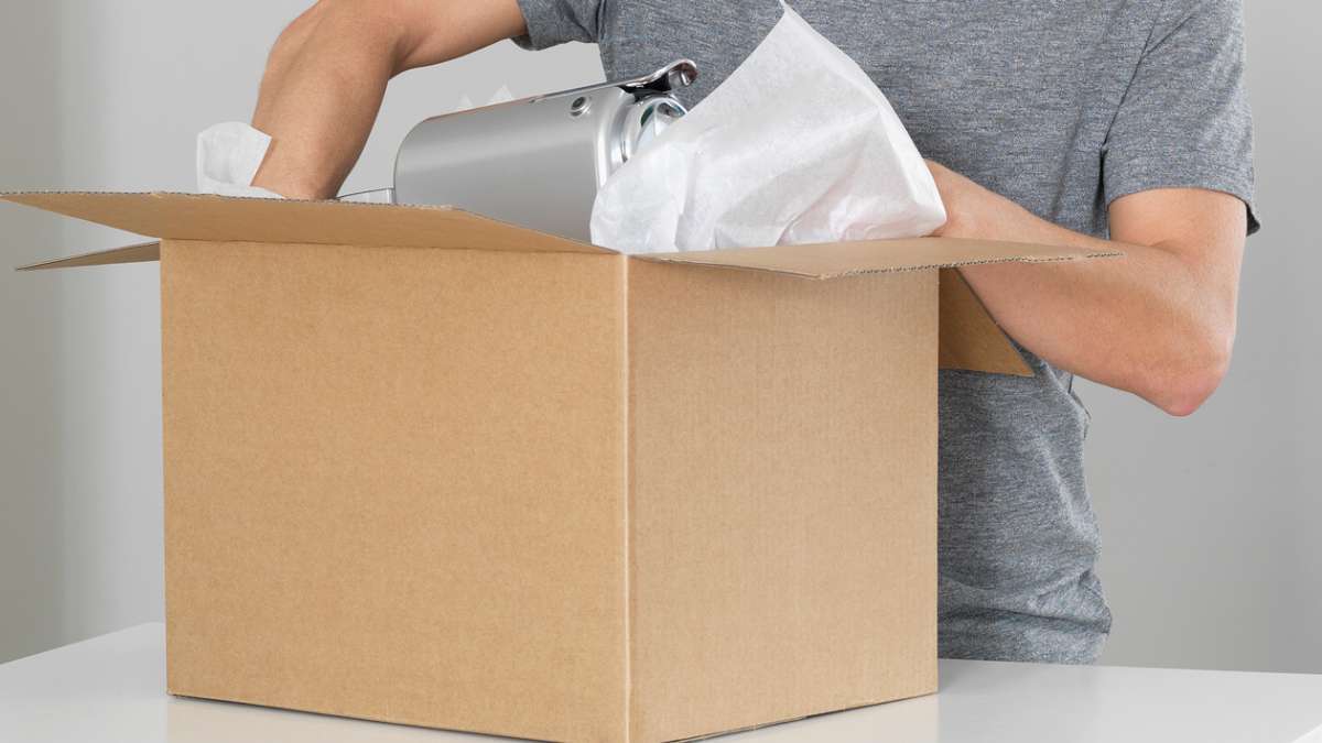 طريقة التغليف قبل الشحن